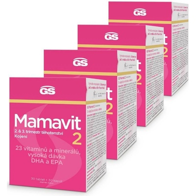 GS Mamavit 2 Těhotenství a kojení 120 tablet + 120 kapslí