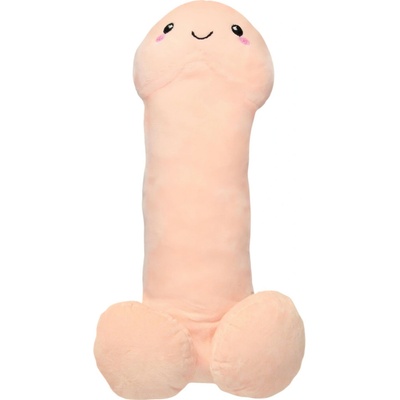 Objímateľný plyšový penis 100 cm prírodný