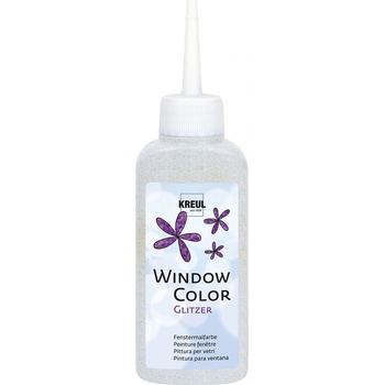 Kreul Barva na sklo WINDOW COLOR 80 ml třpytivá stříbrná