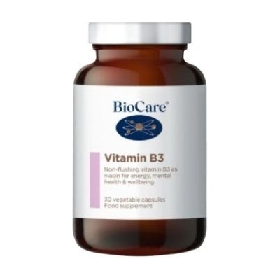 BioCare Vitamin B3 niacin nikotinamid 100 mg 30 kapslí