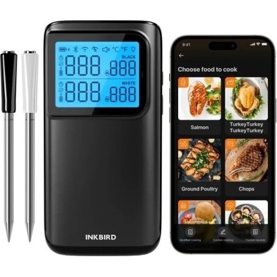 INKBIRD bezdrátový tepoměr INT-12E-BW 2 sondy - multisenzorový