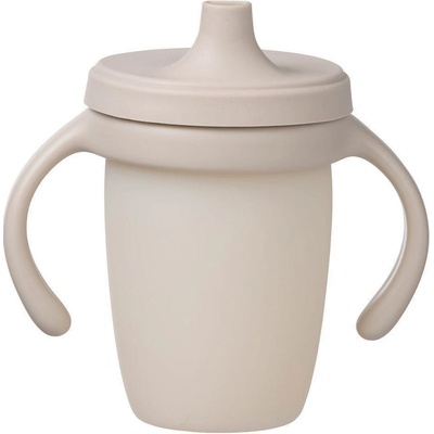 b.box silikon hrnček s náustkom 240 ml béžová