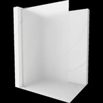 Mexen Kioto L душ кабина Walk-in 100 x 200 cm, матирана, матиран никел - 800-100-103-97-30 (800-100-103-97-30)