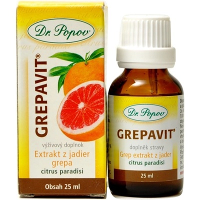 DR. POPOV Grepavit grep extrakt z jadier kvapky 25 ml