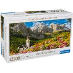 Clementoni Панорамен пъзел Clementoni от 13 200 части - Села в Доломитите, Италия (38007)