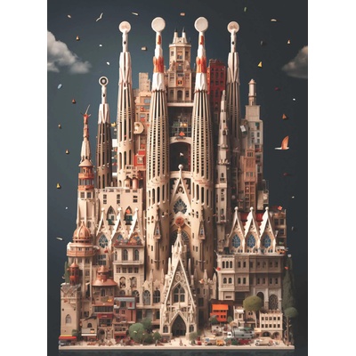 Anatolian - Puzzle Yasin Yaman: La Sagrada Familia - 1 000 piese