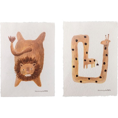 Bloomingville Плакати Fritza 2 бр (82058601)