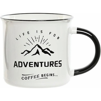 Item international Порцеланова чаша с надпис "Life is for adventures" 340мл (2016)