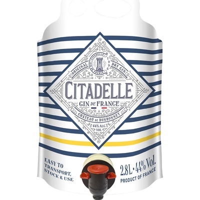 Citadelle Gin Original Ecopouch 44% 2.8 L (čistá fľaša)