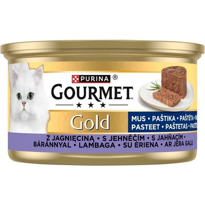 Gourmet Gold cat paštéta s jahňacím 85 g