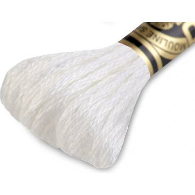 Vyšívací příze DMC Mouliné Spécial Cotton Varianta: BLANC bílá mléčná, Balení: 1 ks 27729/15784/174208