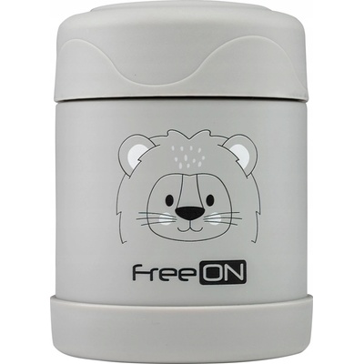 Freon Termoska na jídlo Lev 350 ml šedý