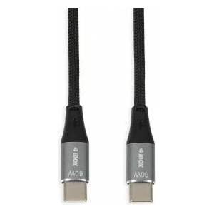 Feimibox Cable iBOX IKUTC1B USB-C 60W 1m Black