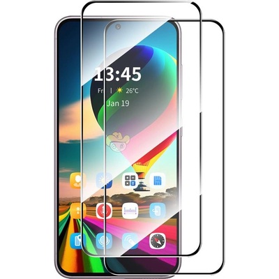 Два броя удароустойчив стъклен протектор за екран марка Enkay за Samsung Galaxy S25 FE - с черна рамка