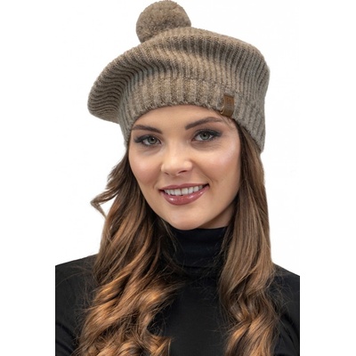Vivisence baret s brmbolcom 7074 hnědá
