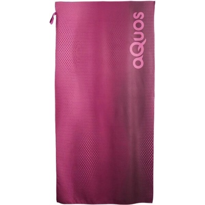 Aquos Tech Towel rýchloschnúci športový uterák 75 x 150 ružová