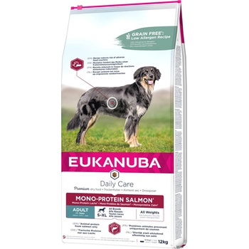 Eukanuba Adult Mono-Protein Salmon Sparpaket: 2 x 12 kg
