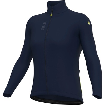 Alé Дамска фланелка с дълъг ръкав за колоездене Alé Women's Pragma Fondo 3.0 L/S Jersey Cycling jersey - Navy Blue (156-2687-0214)