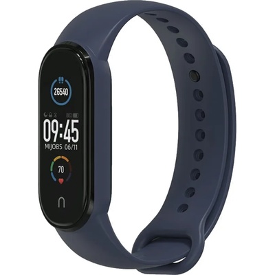 Techsuit remienok (W013) - Xiaomi Mi Band 5 / 5 NFC / 6 / 6 NFC / Amazfit Band 5 - Tmavomodrá KF238571