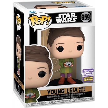 Funko Pop! Movie: Star Wars - Young Leia with Lola San Diego Comic Con Shared Exclusives