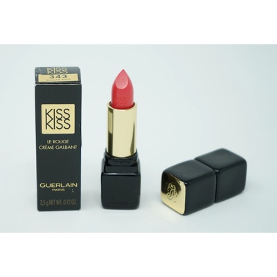 Guerlain KissKiss krémová rtěnka 343 Sugar Kiss 3,5 g