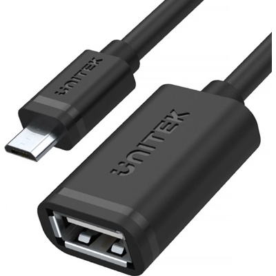 Unitek Y-C438GBK OTG USB 2.0. AF - Micro USB BM