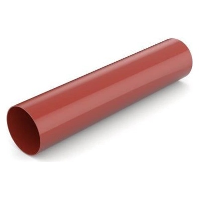 Bryza Svod bez hrdla Ø 63 mm 3 m plast RAL 3011 červený