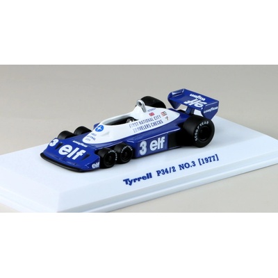 Tyrrell F1 P34/2 Elf 6 Wheeler 3 1977 Ronnie Peterson Kyosho 1:64