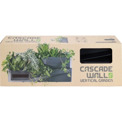 ProGarden Květináč 78 x 78 x 35 cm plast černý