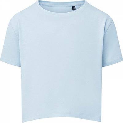 TriDri® Volné dívčí crop top boxy tričko
