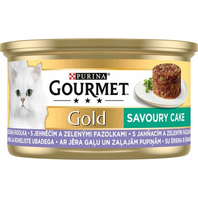 Gourmet Gold Savoury Cake jahňacie a fazuľky 85 g