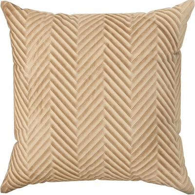 Takoy PREMIUM povlak na polštář SOFIA z měkkého a matného sametu prošívaný do vzoru rybí kosti -HF-452656 | 45 x 45 cm