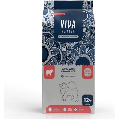 Kraftia Vida Nativa Dog Puppy M/L Lamb & Rice 12 kg