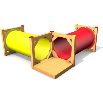 MAWER Dětská průlezka dva tubusy