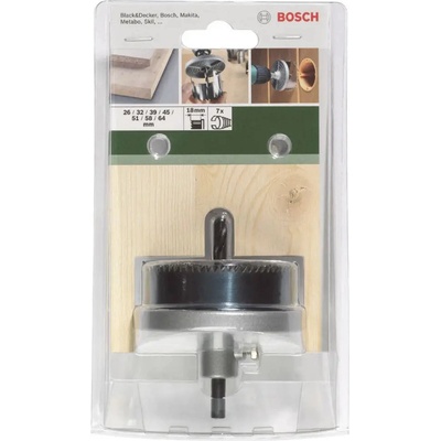Bosch БОРКОРОНИ КОМПЛЕКТ 7 БР. 26-64 ММ bosch (3165140385718)