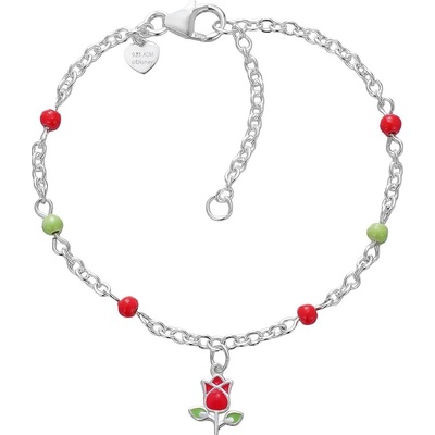 Disney Slušivý strieborný náramok Ruže Mini BS00102SL-47.CS