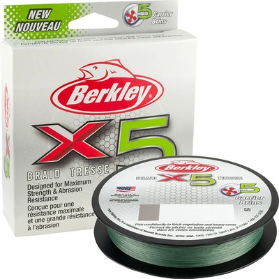 Berkley Šňůra X5 Green 150m 0,08mm