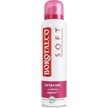 Borotalco Soft Crystal Talc and Pink Flowers deo spray 150 ml