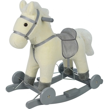 Image 1 of TOYS Конче-люлка с колела бяло (rhwl02403white)