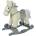 TOYS Конче-люлка с колела бяло (rhwl02403white)
