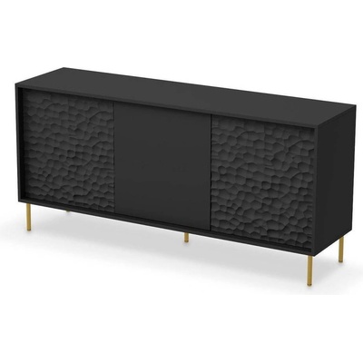 Bogdan Furniture Europe Скрин Мебели Богдан Bullet KM-1-E20, черен цвят