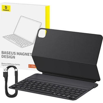 Baseus Магнитен кейс с клавиатура Baseus Brilliance за iPad Pro12.9"" , черен (P40112602111-04)