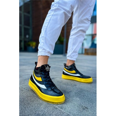 Chekich Мъжки боти с връзки ch973 - Жълти #385137 (385137_Жълт)