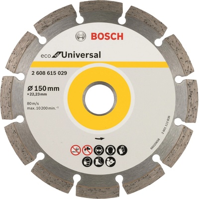 BOSCH Diamantový deliaci kotúč ECO For Universal 150 × 22,23 × 2,1 × 7 mm 2.608.615.042
