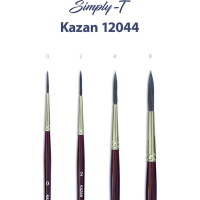 Štetec Simply-T Kazan 12044 - Liner, krátka rukoväť Veľkosť štetca: O