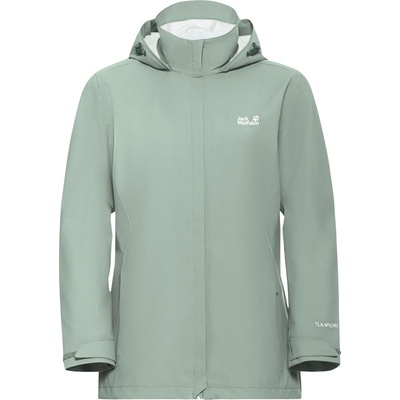 Jack Wolfskin Дамско водоустойчиво яке Jack Wolfskin Women's Trailtime 2L Jacket Waterproof jacket - Green Zinnia - размер XL (102-4723-0515)