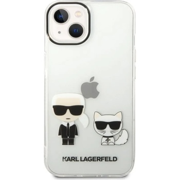 KARL LAGERFELD Калъф Karl Lagerfeld - Ikonik K and C, iPhone 14 Plus, прозрачен (3666339093723)