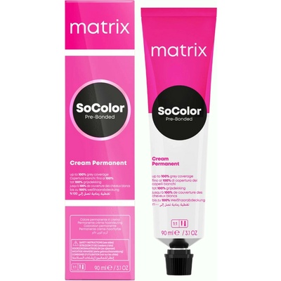 Matrix SoColor Pre-Bonded Blended 6AA Dunkelblond Asch Asch 90 ml