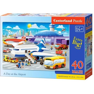 Castorland A Day at the Airport 40 Maxi pcs Пъзел 40 броя Анимации (GXP-555778)