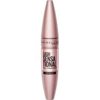 Maybelline Lash Sensational riasenka pre objem predĺženie a výživu mihalníc Very Black 9,5 ml